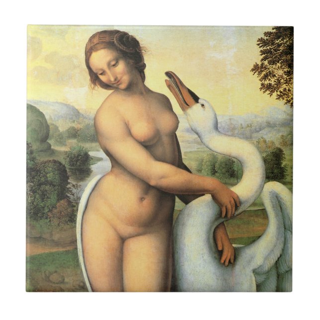 Leonardo da Vinci, Leda e o Cisne (Frente)
