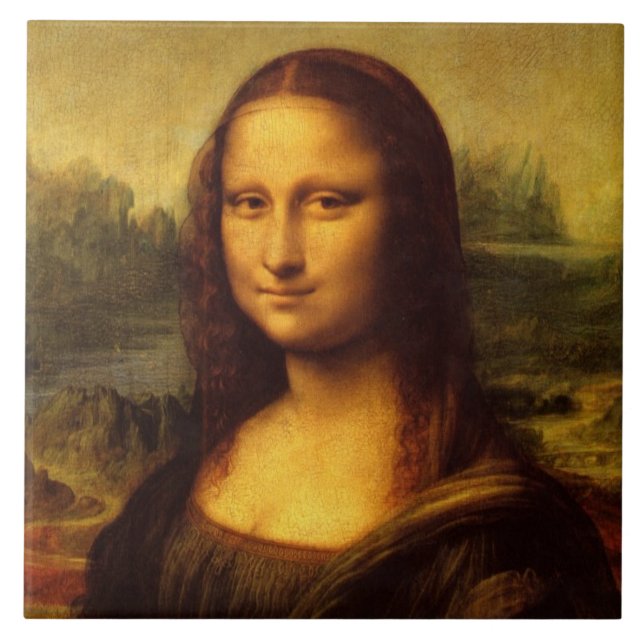 Leonardo Da Vinci Mona Lisa Pintura De Arte Bela (Frente)