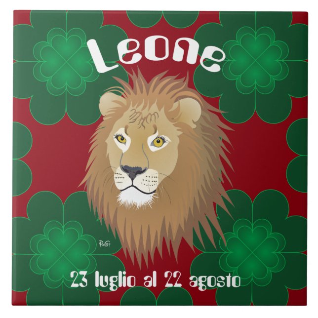 Leone 23 al 22 Tile luglio agosto (Frente)