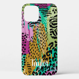 Leopard Animal Colorful Impressão Personalization 
