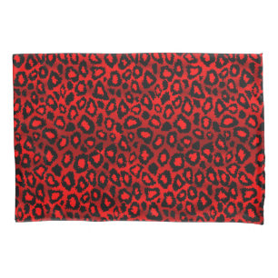 Leopard Animal Print em vermelho