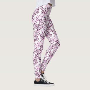 Leopard Animal Print Leggings para mulheres