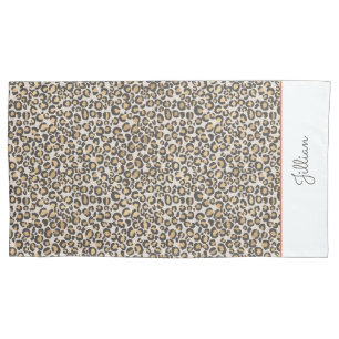 Leopard Animal Print Name Neutral Chic Decor