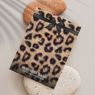 Leopard de impressão colorido preto clássico