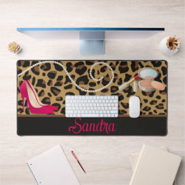 Leopard Glamoroso Imprime Giramente Personalizado