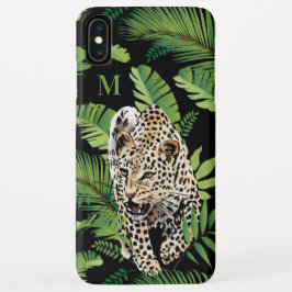 Leopard Ilustração de capas de telefone de monogra