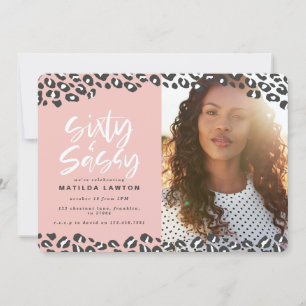 Leopard imprime sessenta e triste foto de 60 anos