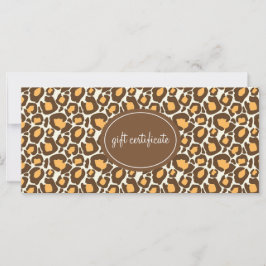 Leopard Print Boutique Style - Certificados de Pre