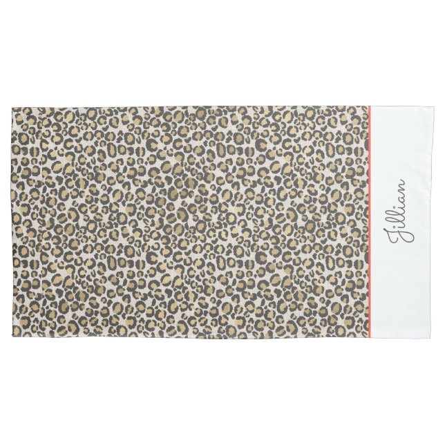 Leopard Print NAME Neutros Chic Animal Decor (Frente)