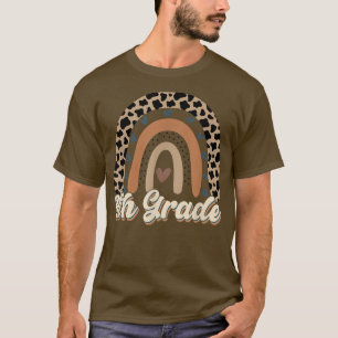 Leopard Rainbow 4º ano, de volta à camiseta escola