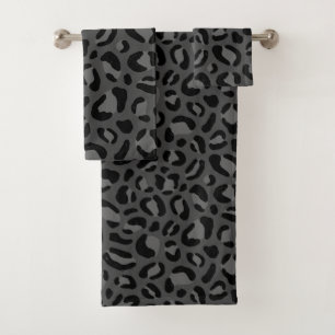Leopard Skin Animal Print Bath Toalha