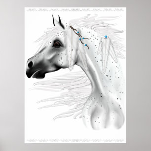 Leopardo Appy e poster das penas brancas