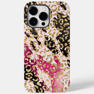 Leopardo Dourado Rosa Negro
