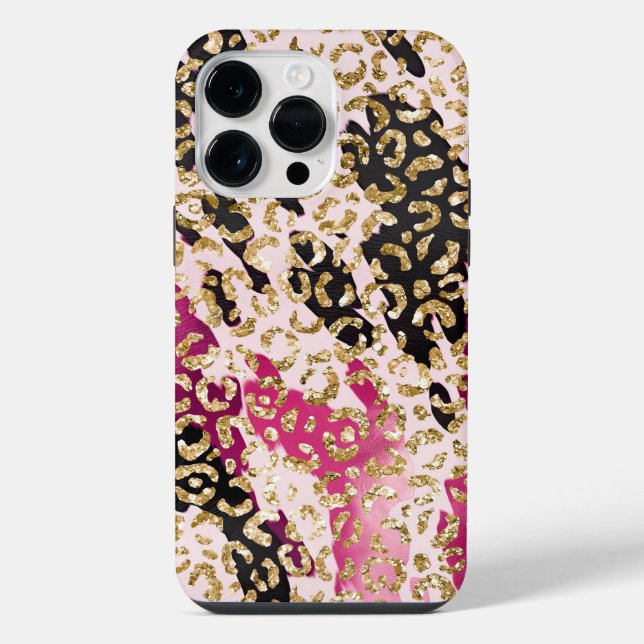 Leopardo Dourado Rosa Negro (Verso)