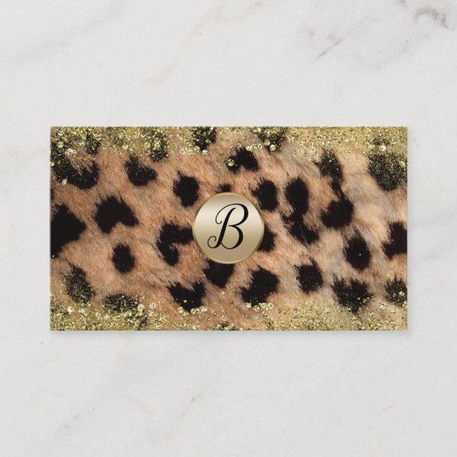 Leopardo Guepardo Dourado Brilho Fidelidade Client (Frente)