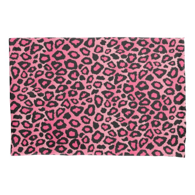 Leopardo - Impressão em rosa (Frente)