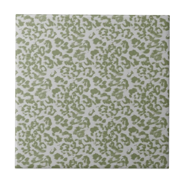 Leopardo manchado cinza oliva (Frente)