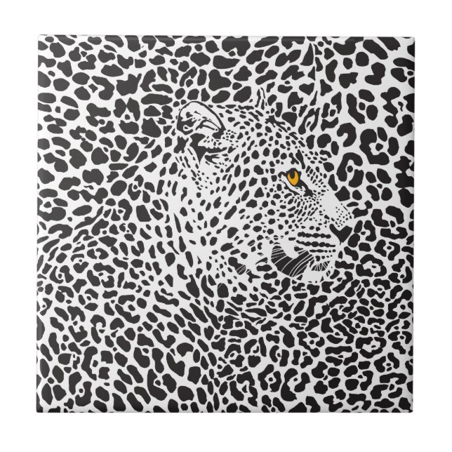 Leopardo Negro Em Manchas (Frente)