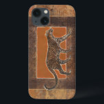 Leopardo no fundo laranja e castanho<br><div class="desc">Norman Wyatt tem uma coleção incrível de arte capturando a beleza dos animais. O fundo é o tema africano,  com laranjas nítidas e castanhos e o desenho de um leopardo sobre ele se mistura perfeitamente com ele. Aproveite o melhor da natureza com esta imagem hoje.</div>