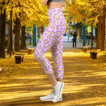 Leopardo Rosa Roxo Amarelo