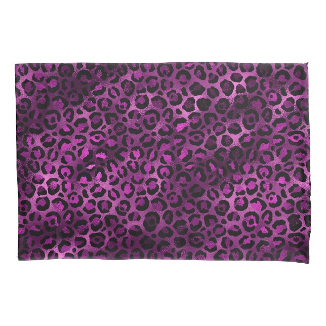 Leopardo roxo e Dourado Design 3 (Frente)