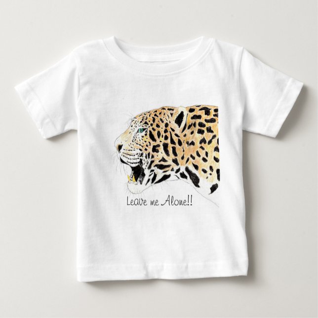 Lepord me deixe sozinho! Camiseta (Frente)