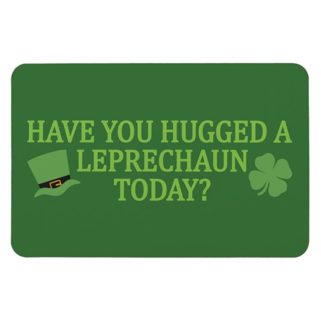 Leprechaun Hug ímã (Horizontal)
