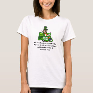 Leprechaun Irlandês com Camiseta Quilt