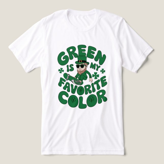 Leprechaun no tênis (Design frontal)