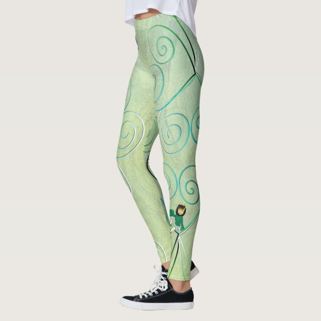 Leprechaun St. Patrick's Leggings (Esquerda)