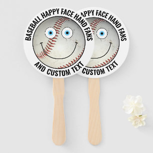 Leque 10 x Olhos AZUIS do Partido Baseball Personalizado