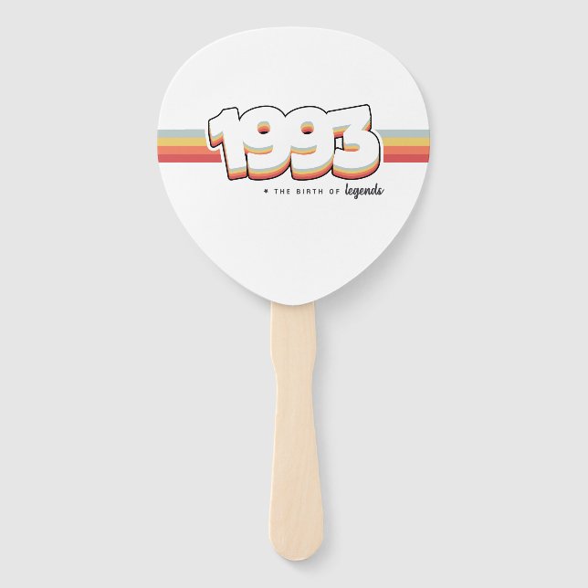 Leque 1993 Nascimento de lendas (Frente)