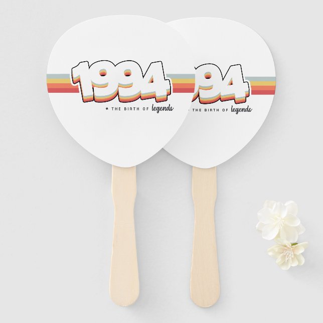 Leque 1994 Nascimento de lendas (Frente e Verso)