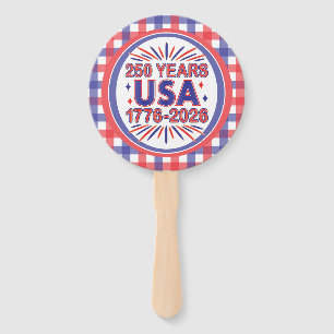 Leque 250 Anos EUA 1776-2026 Semiquincentenário