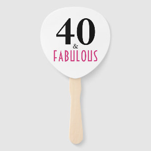 Leque 40 & aniversário fabuloso