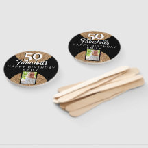 50 e Fabuloso Dourado Glitter 2 Foto 50º Aniversár