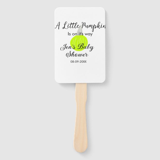 Leque A abóbora de neon verde está a caminho (Frente)