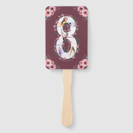 Leque A grande garota do aniversário, Colagem de Fotos,