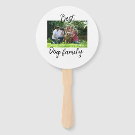 Leque A melhor família de cachorros mãe pai animal de es