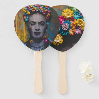 LEQUE ABANICO FRIDA KAHLO