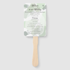 Leque Abstrato Geométrico de Greenery