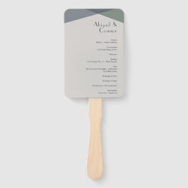 Leque Abstrato Geométrico Marinho De Sage Geométrico Pó