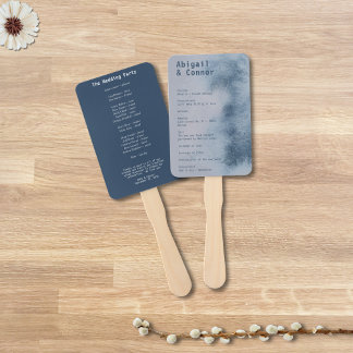 Leque Abstrato moderna - Tabuleiro Azul - Cinza - Cor da