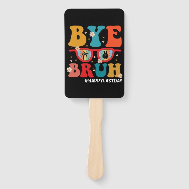 Leque Adeus Bruh Professor Feliz Dia Passado da Escola V (Frente)