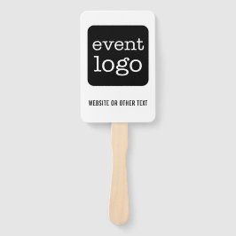 Leque Adicionar logotipo de evento ou de empresa com sit