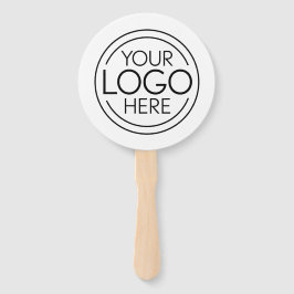 Leque Adicione seu logotipo corporativo moderno minimali