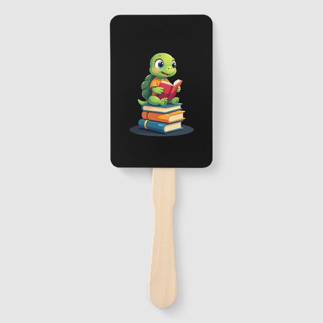 Leque Adorable Turtle Reading Books (1) (Frente)