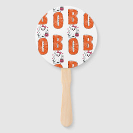 Leque Adorável Design de Halloween do Fantasma Kawaii “B