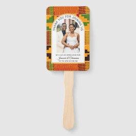 Leque African Ghana Kente WEDDING Guest Favor Gift