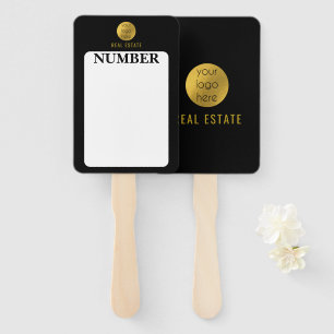 Leque Agente Imobiliário House Bidding Lection Paddle